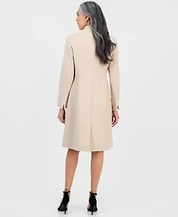 Le Suit Women's Topper Jacket & Round-Neck Sheath Dress
