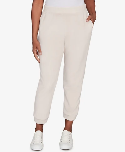 Alfred Dunner Petite Calm Luxe Soft Knit Jogger