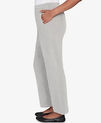 Alfred Dunner Petite Stockbridge Pull-On Corduroy Flat Front Average Length Pants