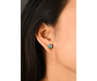 Oasis Studs in Silver