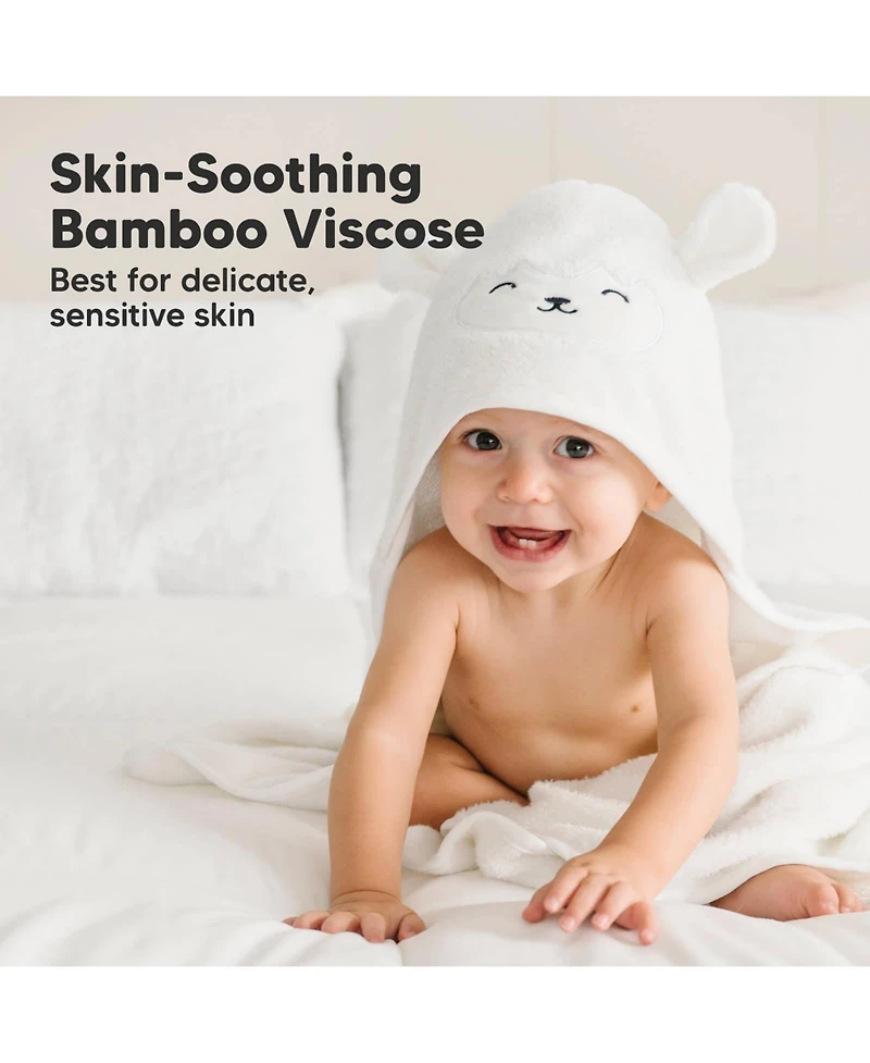 KeaBabies Cuddle Baby Hooded Towel, Bath Towels, Beach Towel for Newborn