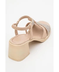 Forever & Always Shoes Dolen Leather Chunky Sandal (Women)
