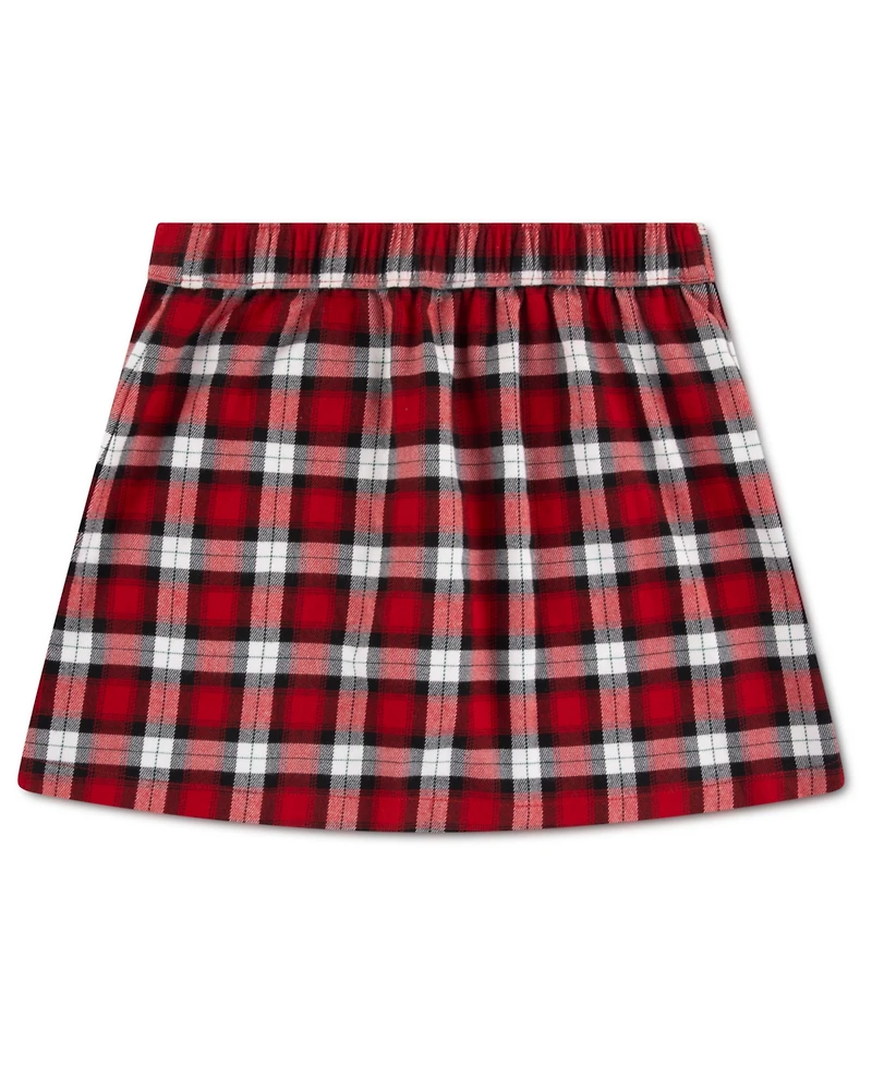 abercrombie kids Girls 5-18 Plaid Print Wrap Skort