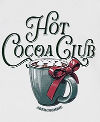 abercrombie kids Girls 5-18 Hot Cocoa Club Long Sleeve T-Shirt