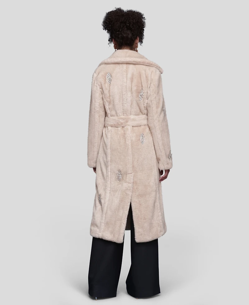 Avec Les Filles Women's Maxi Belted Robe Coat