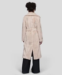Avec Les Filles Women's Maxi Belted Robe Coat