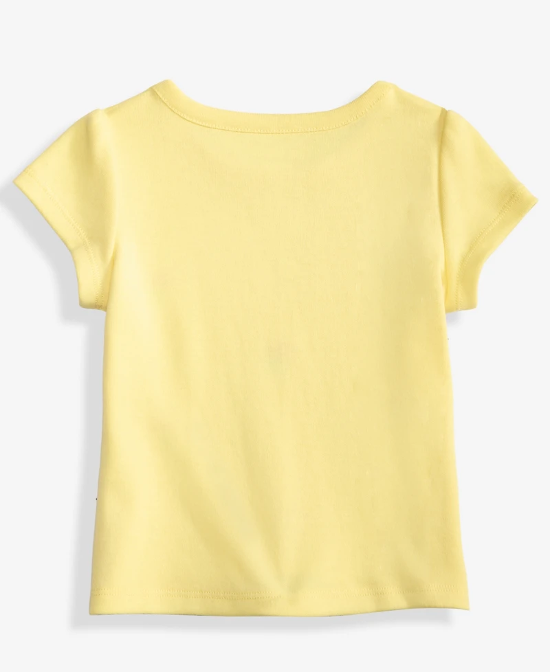 First Impressions Baby Girls Embroidered Flowers Short-Sleeve Top, Macy's Exclusive