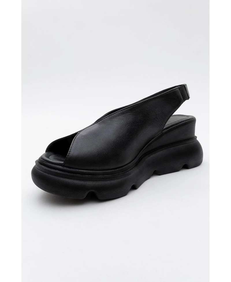 Forever & Always Shoes Sam Leather Platform Sandal (Women)