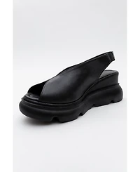 Forever & Always Shoes Sam Leather Platform Sandal (Women)
