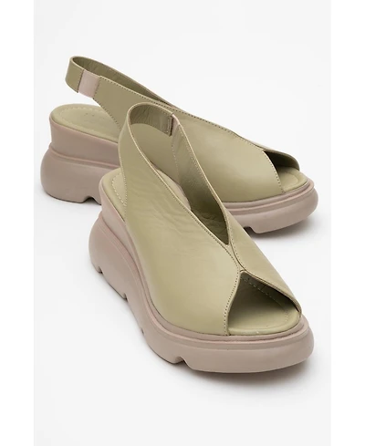 Forever & Always Shoes Sam Leather Platform Sandal (Women)