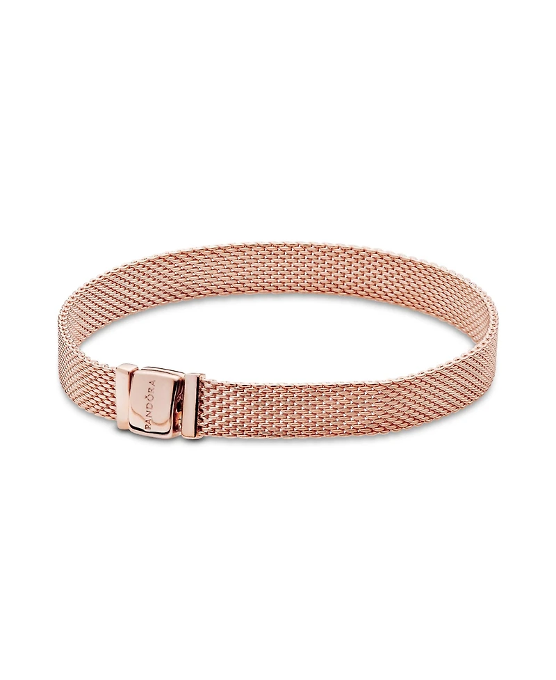Pandora Rose Gold Plated Reflexions Mesh Bracelet