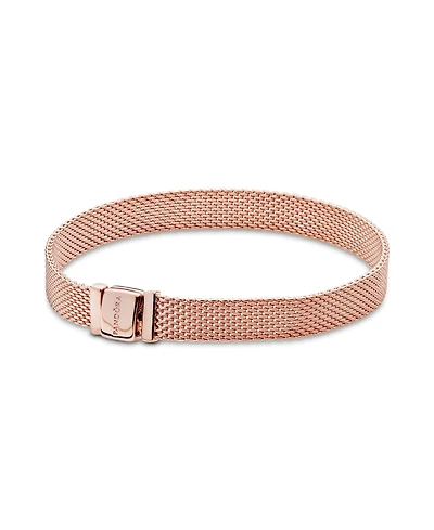 Pandora Rose Gold Plated Reflexions Mesh Bracelet