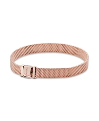 Pandora Rose Gold Plated Reflexions Mesh Bracelet