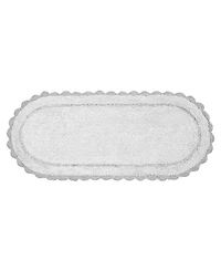 Laura Ashley Crochet Cotton Bath Rug