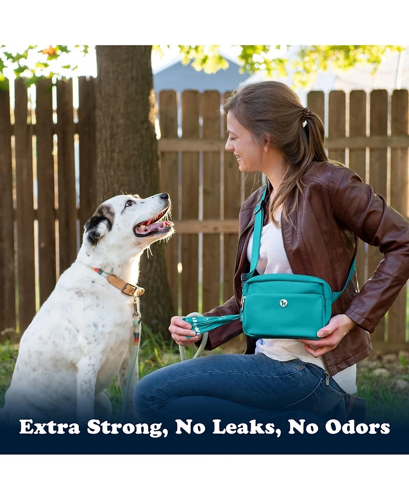 Compo Dog Poop Bags, 90 Bags, Lagoon Teal