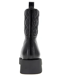 Kenneth Cole Reaction Women's Salinda Almond Toe Combat Boots