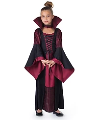 Dress Up America Kids Vampiress & Necklace Costume Set