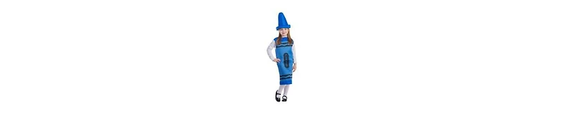 Dress Up America Crayon Tunic & Hat Costume Set - Toddlers Girls Boys