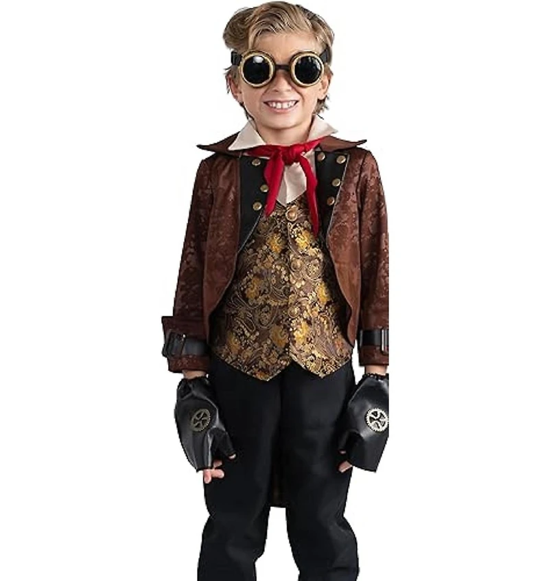 Dress Up America Kids Steampunk Costume Boys/Girls