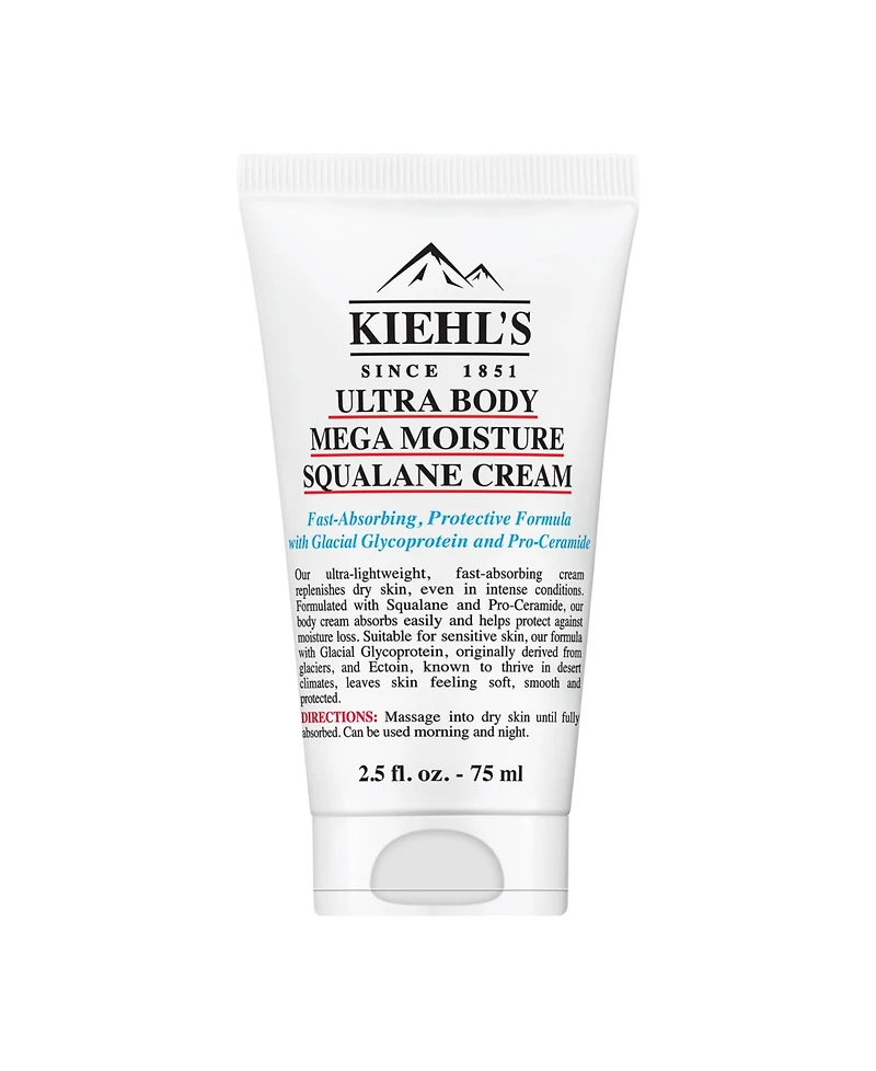 Kiehl's Since 1851 Ultra Body Mega Moisture Cream, 2.5 oz.