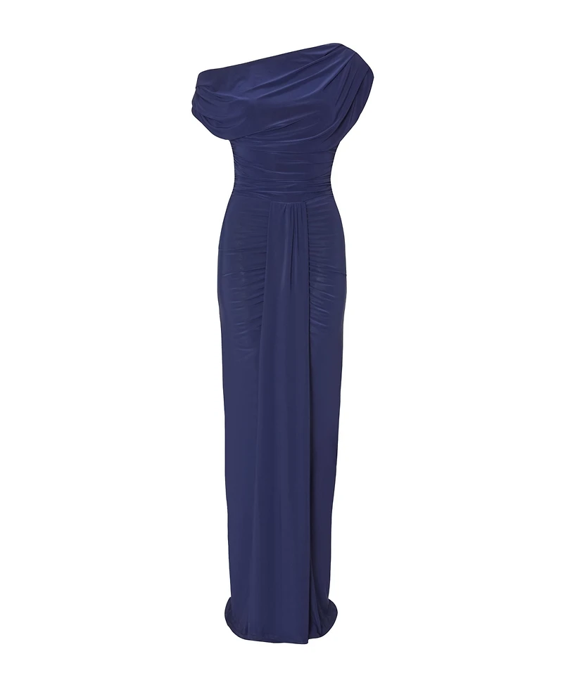 Quiz Women's Soft Touch Off Shoulder Ruched Maxi Dress