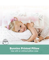 KeaBabies Toddler 2pk Pillow, Soft Organic Cotton Pillows for Sleeping, 13X18 Pillow