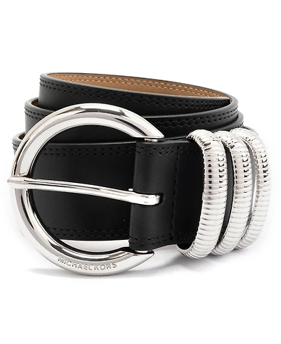 Michael Kors Women's Embellished Non-Reversible Buckle Belt