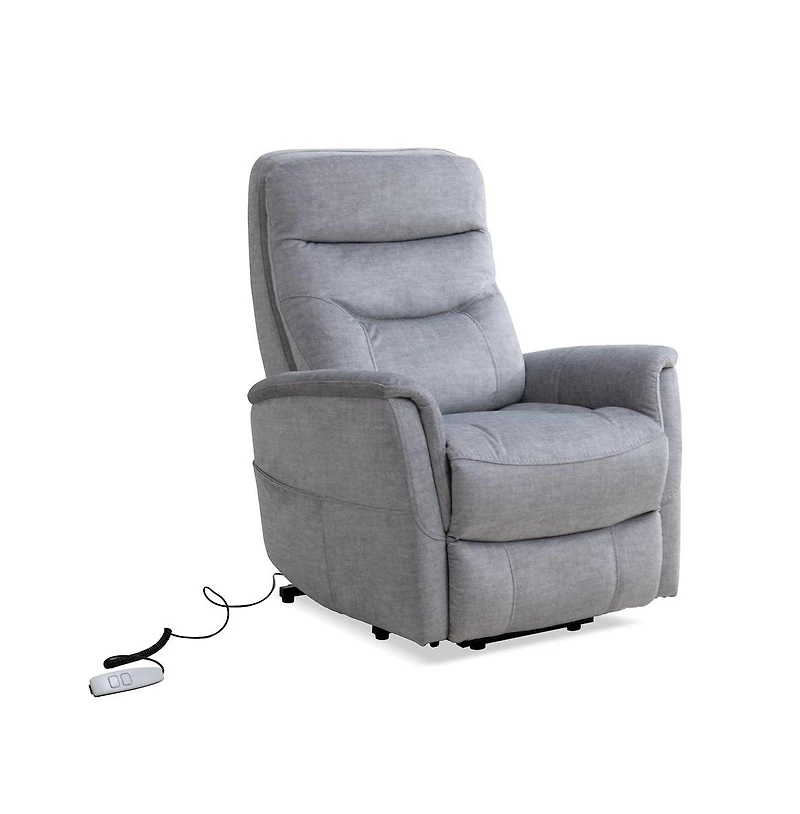 Parker Living Capri Silver Power Lift Recliner with Articulating Headrest