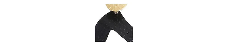 Sohi Women's Block Drop Earrings