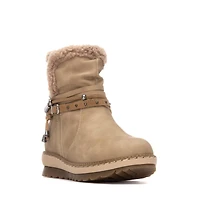 Xti Women's Faux Shearling Lined Ankle Booties Refresh Collection By