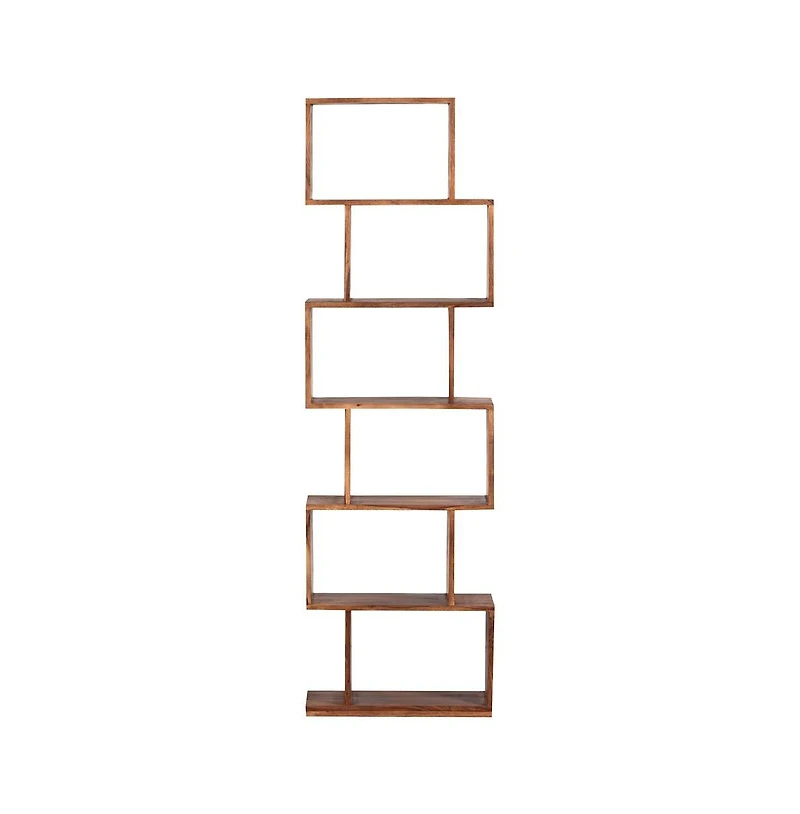Porter Designs Urban Solid Sheesham Wood Shelf Bookcase