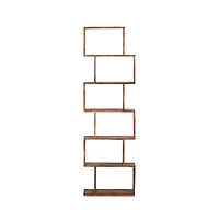 Porter Designs Urban Solid Sheesham Wood Shelf Bookcase