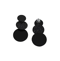 Sohi Circular-Dent Drop Earrings
