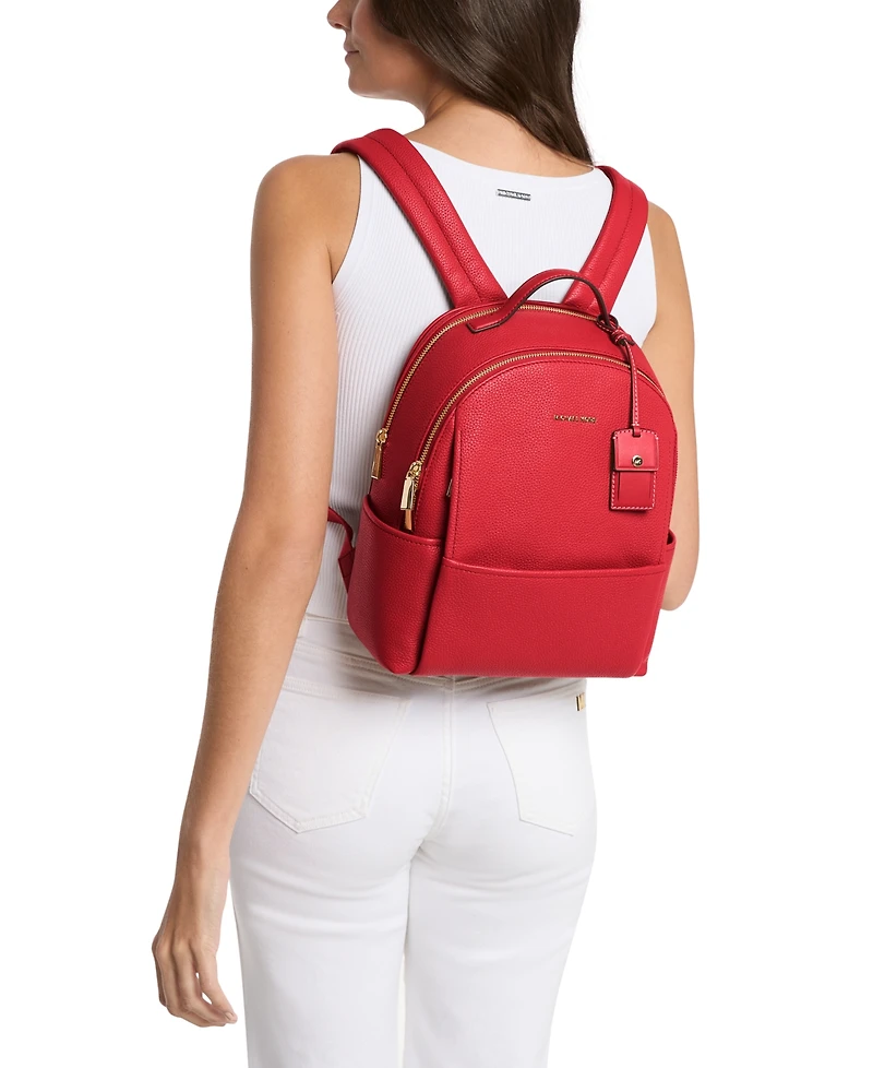 Michael Kors Sable Medium Leather Backpack