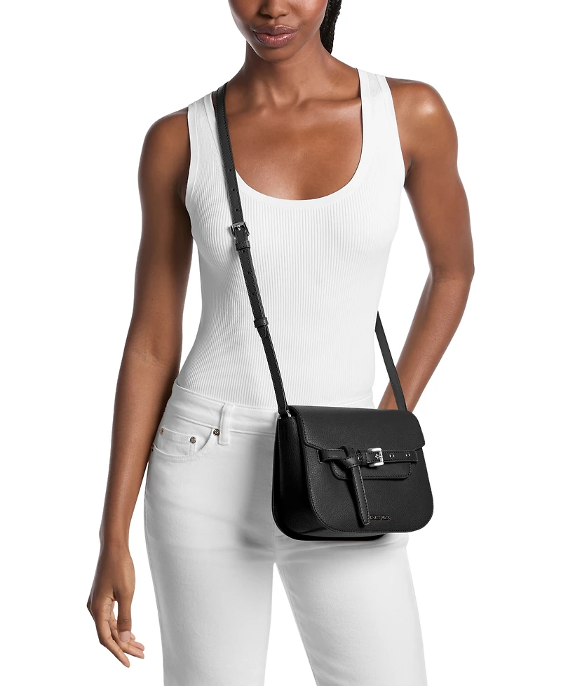 Michael Kors Emilia Small Slip Pockets Saddle Crossbody Bag