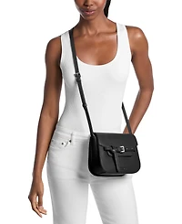 Michael Kors Emilia Small Slip Pockets Saddle Crossbody Bag