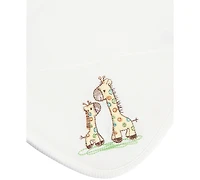 Little Me Baby Boys or Baby Girls Giraffe Receiving Blanket