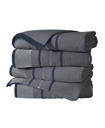 Linery & Co. Luxurious Cotton Decorative 4-Piece Bath Towel Set