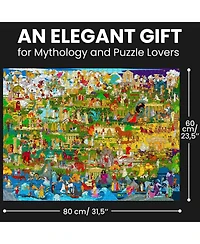 Quokka 1000 Piece Puzzle for Adults Ancient Myths and Legends with Secret Tasks & Audio Story