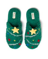 Dearfoams Men's Unisex Novelty Holiday Christmas Scuff Slipper