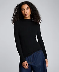 Kenneth Cole Women's Mock Neck Sweater