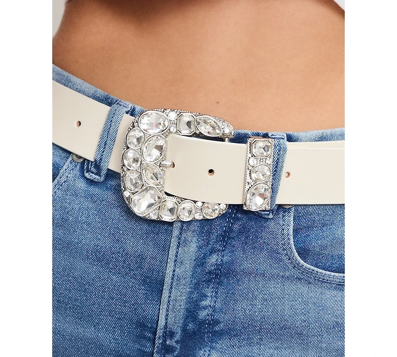 Good American Dolly Classic Crystal Belt