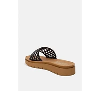 London Rag Sayura Woven Slip-On Sandals Women