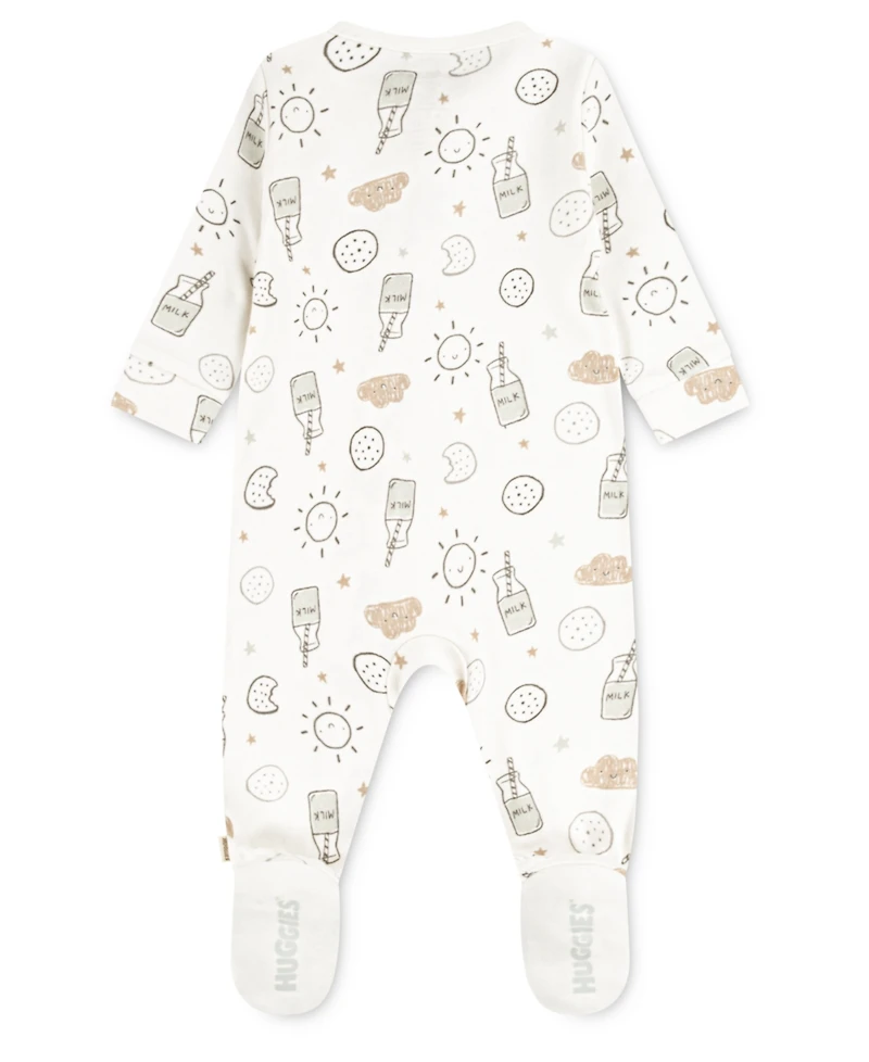 Huggies Baby Boys Full-Zip Sleep and Play Footed Coverall