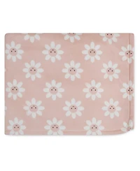 Huggies Baby Girl Daisy Print Plush Blanket