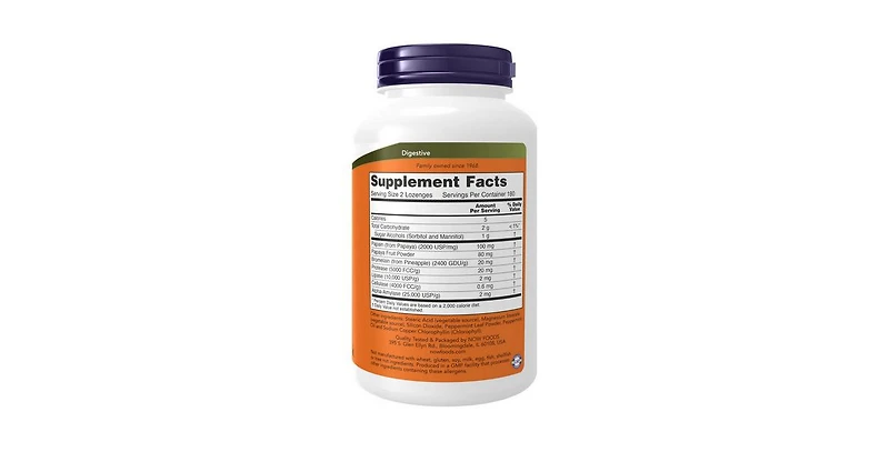 Now Foods Papaya Enzyme Chewable ,360 Tabs