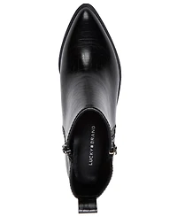 Lucky Brand Women's Ailein Pointed Toe Zipper Ankle Booties