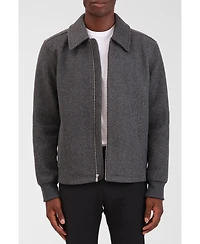 Bagatelle Homme Men's Faux Wool Zip-Front Jacket