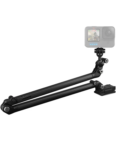 GoPro 10" Carbon Fiber Boom Arm Extension Rig Kit for Hero and Max Cameras