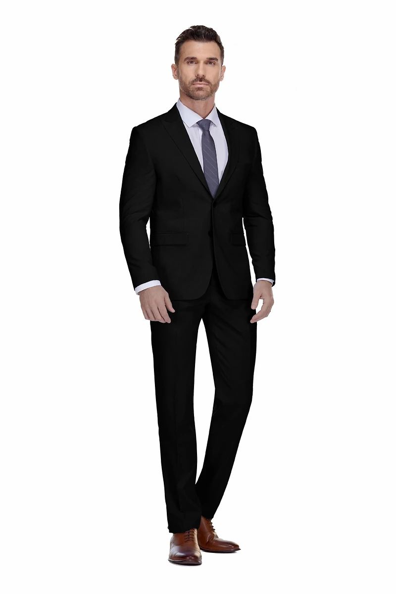 Gino Vitale Men's 2-Piece Stretch Slim-Fit Suit